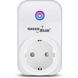 Green Blue GreenBlue GB155G Ferngesteuerte Intelligente Steckdose Android iOS Alexa Google Home Timer Wi-Fi max 2300W 8 Programme