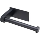 LuxusKollektion Handtuchhalter Toilettenpapierhalter ohne Bohren Edelstahl Kleber Schwarz