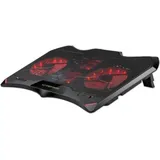Esperanza EGC102, Laptop Cooling Pad, Notebook Ständer, Schwarz, Rot