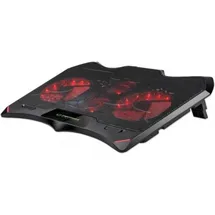 Esperanza EGC102, Laptop Cooling Pad, Notebook Ständer, Schwarz, Rot