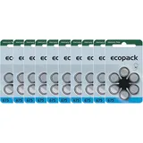 Varta 10x ecopack Gr. 675 Hörgerätebatterien 6er Blister Blau 1,4V PR44
