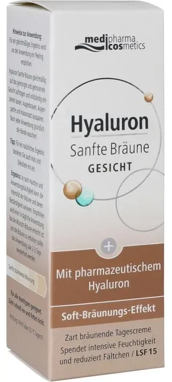 hyaluron sanfte brune gesichtspflege 50ml