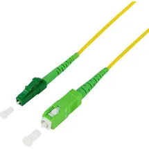 Logilink Singlemode Glasfaserkabel SC-APC/LC-APC, OS2, Simplex, 15,0m