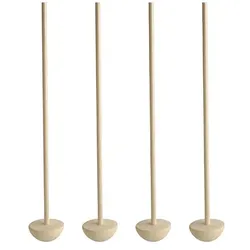 PAPSTAR 50 Cocktail-Stampfer, Holz "pure" 17 cm natur "Moon"