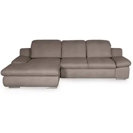Roller Ecksofa Kunststoff 4-Sitzer Braun