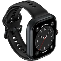 Honor Choice Watch BT 39,90 mm Kunststoffgehäuse schwarz Sportarmband schwarz M