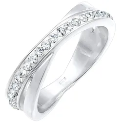 Elli Wickelring Edel Kristalle 925 Silber Ringe   Damen 