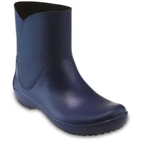 crocs Rainfloe Bootie Navy Croslite Größe: 33/34 Normal - Blau - 33-34