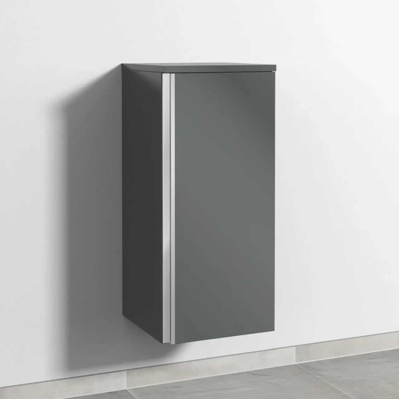 Sanipa Mittelschrank Anschlag rechts 2morrow (L2277R) 765x350x350 Anthrazit-Glanz, L227779R L227779R