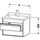 Duravit Ketho 80x45,5cm, Tau, 2 Schubk., wandhängend