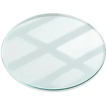 Tulup Tischplatte rund Ø 90 cm Glas transparent