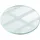 Tulup Tischplatte rund Ø 90 cm Glas transparent