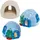 Baker Ross FN615 Iglu Teelichthalter aus Keramik - 2er-Pack, Bezaubernde winterliche Dekorationen, perfekt, um Häuser und saisonale Dekorationen in festlichem Glanz erstrahlen zu Lassen