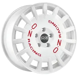 OZ Rally Racing 7,0 x 17 5 x 100 ET45 MB68,0 Weiß/Rot