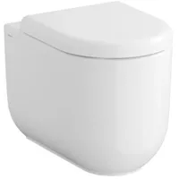 Vitra Liquid Stand-Tiefspül-WC mit WC-Sitz Weiß Hochglanz