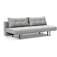 INNOVATION LIVING Schlafsofa Recast Plus hell Stoff Grau Grey