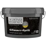 Schöner Wohnen Trendstruktur Glimmer-Optik Effektlasur 1 l gold