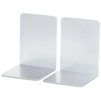 Maul Buchstütze Aluminium 10x10x13 cm Silber 2 St.