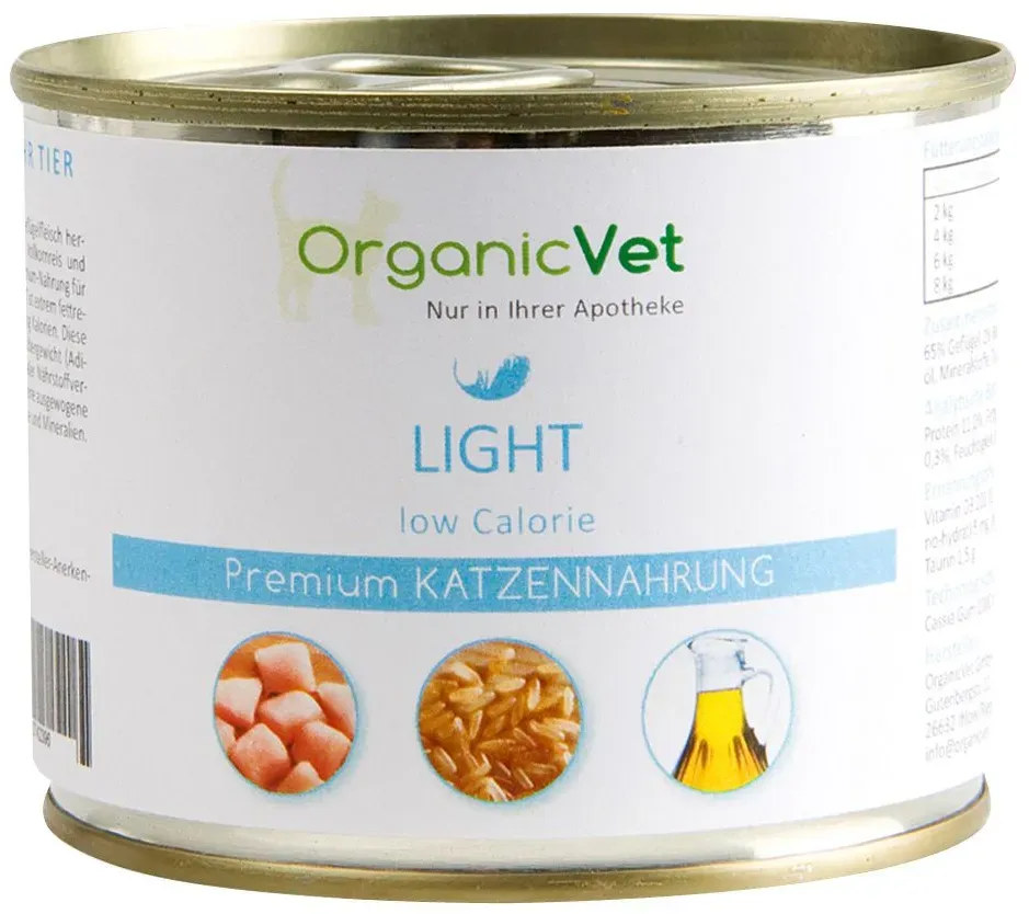 OrganicVet Katze  Light low Calorie