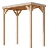 Karibu Cubeco 2,31 x 1,25 m inkl. 4 Seitenteile Braun