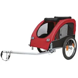Trixie Fahrrad-Anhänger - rot/schwarz - M