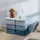 Homcom Schubladenschrank Kunststoff 37x56,5x75 cm blau 6 Schubladen