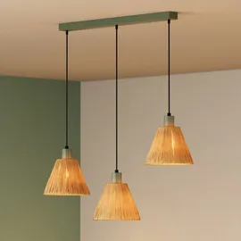 Osram Decor Raffia 3-flg. 20 cm rund/braun/grün
