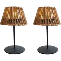 Lumisky TWINS RAFFY 2 Stück Mini-Tischlampen, kabellos, weiß, dimmbar,