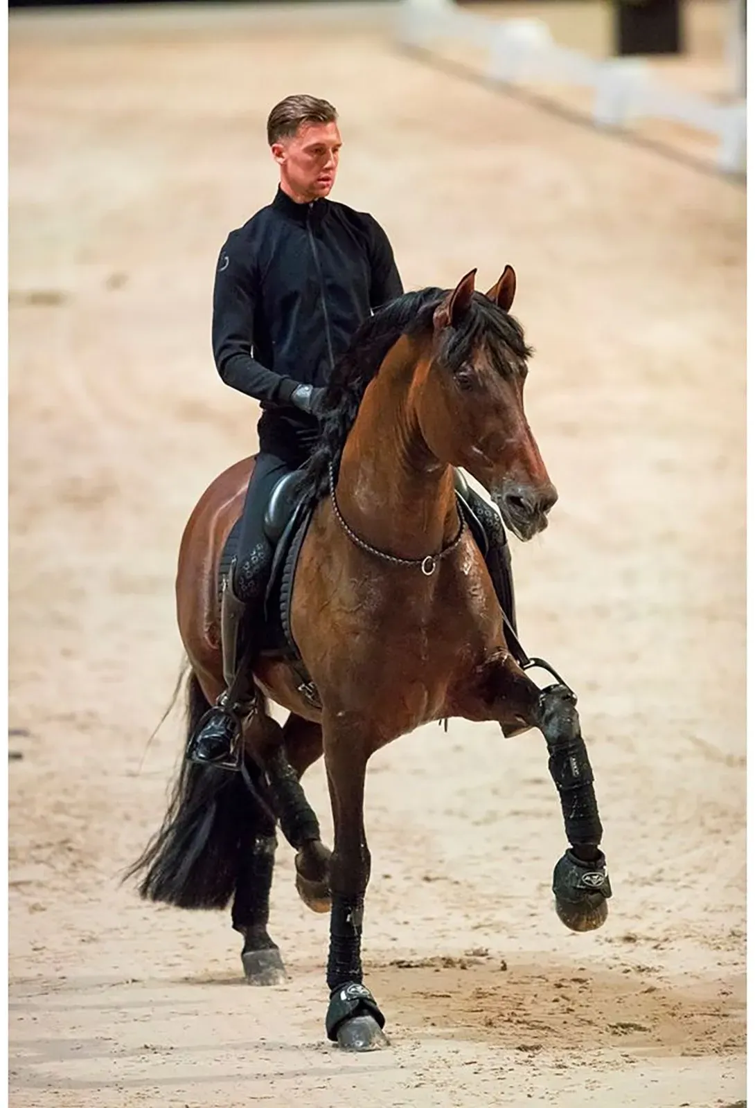 F.R.A. Freedom Riding Articles Kripton Halsring (System 1) geflochtenes Leder, 15mm
