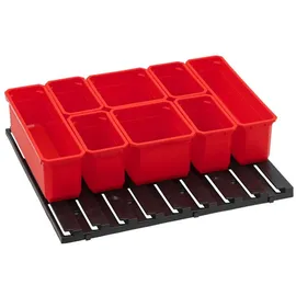 QBRICK SYSTEM Container Set Nr. 7 Werkstattwand 39 x 35 cm mit 8 Behältern für PRO Organizer 300