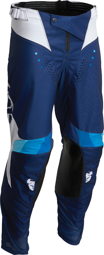 Thor Pulse React Motorcross broek, wit-blauw, 42