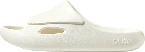 PUXI Wellen-Badehaussandalen, Wolkenweiß, Größe 37-38, Unisex, minimalistisches Design, modisch