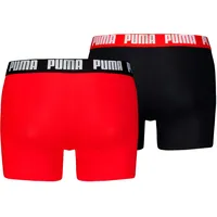 Puma Men Everyday Basic Boxer Rot/Schwarz Baumwolle Small Herren