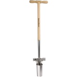 Kent & Stowe Langstiel Zwiebelpflanzer – Blumenzwiebel-Pflanzer aus Edelstahl, Zwiebel-Stecher mit Stiel aus Esche, Länge: 101 cm