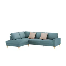 Gray & Jones Cord-Sofa Capa ¦ türkis/petrol ¦ Maße (cm): B: 276 H: 86 T: 200.0