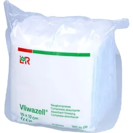 Lohmann & Rauscher Vliwazell Saugkompressen 10 x 10 cm 25 St