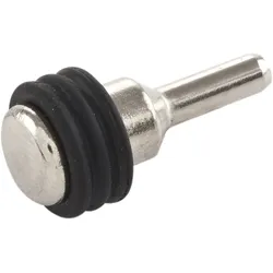 GlasbodentrÃäer Petra zum Stecken - vernickelt , 3 mm