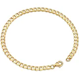 FIRETTI Goldarmband FIRETTI "Schmuck Geschenk Gold 585, Armkette Panzerkette" Gr. 21, gold (gelbgoldfarben), Armbänder, Damen, 21, Gelbgold 585, Goldarmband, Made in Germany