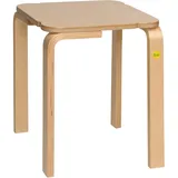 Erzi Hocker Formholz 38 x 38 x 38 cm Natur