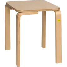 Erzi Hocker Formholz 38 x 38 x 38 cm Natur