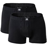 Ceceba Herren Shorts, Vorteilspack - Short Pants, Basic, Baumwolle Stretch, M-8XL, einfarbig Schwarz 7XL Pack
