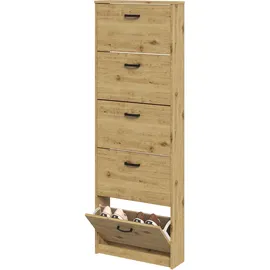 FMD Step 5 58,5 x 168,5 x 17 cm 5 Schuhklappen beige