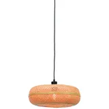 Good & Mojo Palawan 1-flg. Ø 40 cm rund beige Holz