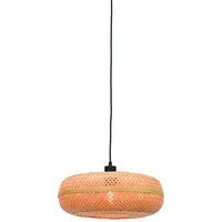 Good & Mojo Palawan 1-flg. Ø 40 cm rund beige Holz