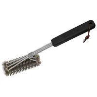 cozze Grillbürste 40 x 7 x 6 cm Edelstahl Schwarz