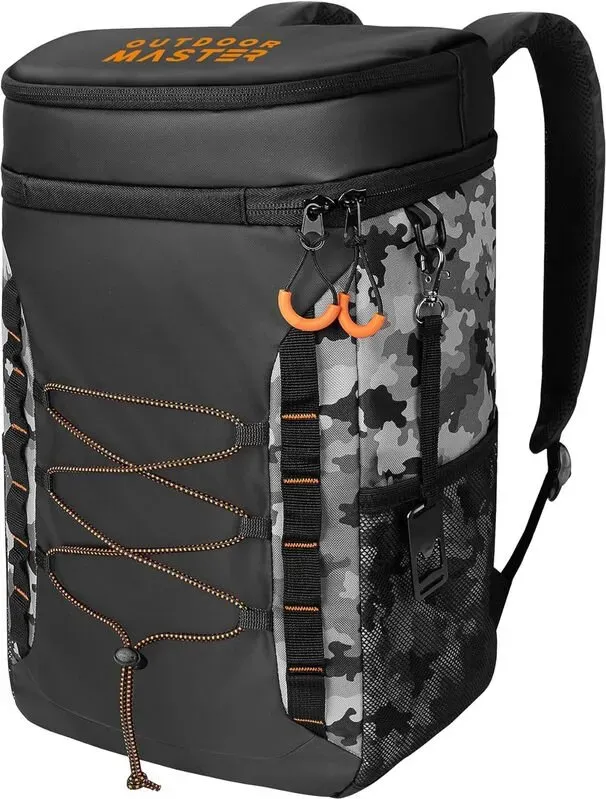 OutdoorMaster Kühlrucksack 21L Schwarz