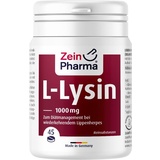 ZeinPharma L-Lysin 1000 mg Zitrone Kautabletten 45 St.