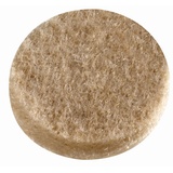 HSI Filz - Parkettgleiter, selbstklebend rund, 5mm, beige, 22mm, 16 stk