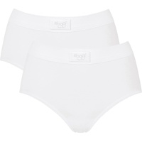 Sloggi Damen, Double Comfort Maxislip, 2er-Pack, für White, 50