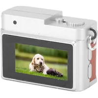 Plyisty Schlüsselbundkamera, Taschenkamera in LED Light 64 GB für Schulreisen Eingebaut (Brown)